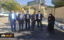 زیر سازی و آسفالت ریزی جاده منتهی به مرکزآموزش عالی شهید میر شاکی دانشگاه فرهنگیان لرستان انجام شد 2