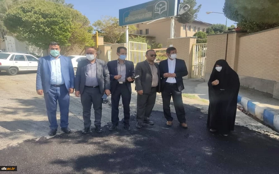 زیر سازی و آسفالت ریزی جاده منتهی به مرکزآموزش عالی شهید میر شاکی دانشگاه فرهنگیان لرستان انجام شد 2