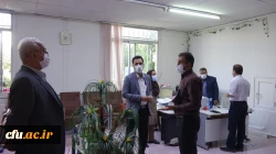 بازدید مدیر امور پردیس های دانشگاه فرهنگیان کردستان از روند ثبت نام حضوری دانشجومعلمان جدیدالورود 7