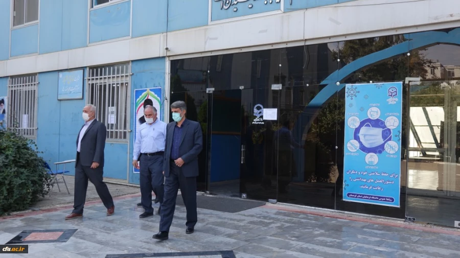 بازدید مدیر امور پردیس های دانشگاه فرهنگیان کردستان از روند ثبت نام حضوری دانشجومعلمان جدیدالورود 12