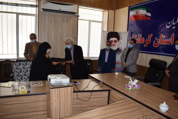 جلسه تکریم و معارفه مسئول حراست مدیریت دانشگاه فرهنگیان استان کرمانشاه برگزارشد 5