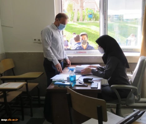 بازدید مدیریت امور پردیس های استان آذربایجانشرقی از روند ثبت نام حضوری دانشجو معلمان جدید الورود      2