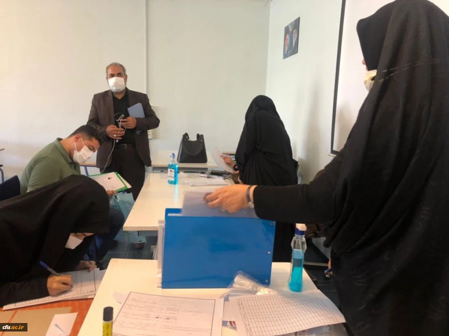 بازدید مدیریت امور پردیس های استان آذربایجانشرقی از روند ثبت نام حضوری دانشجو معلمان جدید الورود      13