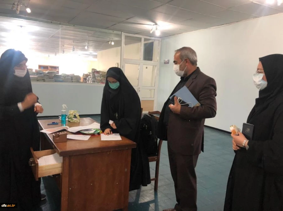 بازدید مدیریت امور پردیس های استان آذربایجانشرقی از روند ثبت نام حضوری دانشجو معلمان جدید الورود      15