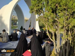 همزمان با رحلت پیامبر اکرم(ص)مراسم زیارت عاشورا با اولیاءو همراهان دانشجو معلمان جدیدالورود دانشگاه فرهنگیان آذربایجان شرقی  2