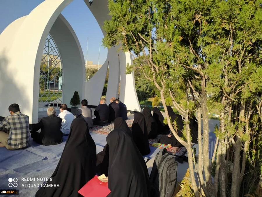 همزمان با رحلت پیامبر اکرم(ص)مراسم زیارت عاشورا با اولیاءو همراهان دانشجو معلمان جدیدالورود دانشگاه فرهنگیان آذربایجان شرقی  2