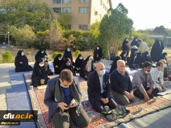 همزمان با رحلت پیامبر اکرم (ص) مراسم زیارت عاشورا با  حضور اولیاء و همراهان  دانشجو معلمان جدیدالورود در دانشگاه فرهنگیان آذربایجانشرقی  2