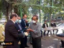 به مناسبت گرامیداشت هفته دفاع مقدس 
مراسم تجلیل از رزمندگان و خانوادهای معظم شهدای پردیس، و رونمایی از کتاب مقر گردویی نوشته دانشجومعلم پردیس علیرضا کریمی در پردیس حکیم فردوسی برگزارشد 6