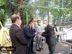 به مناسبت گرامیداشت هفته دفاع مقدس 
مراسم تجلیل از رزمندگان و خانوادهای معظم شهدای پردیس، و رونمایی از کتاب مقر گردویی نوشته دانشجومعلم پردیس علیرضا کریمی در پردیس حکیم فردوسی برگزارشد 7