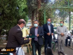 به مناسبت گرامیداشت هفته دفاع مقدس 
مراسم تجلیل از رزمندگان و خانوادهای معظم شهدای پردیس، و رونمایی از کتاب مقر گردویی نوشته دانشجومعلم پردیس علیرضا کریمی در پردیس حکیم فردوسی برگزارشد 8