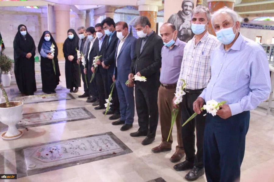 به مناسبت هفته تربیت بدنی؛ مسئولان و کارکنان دانشگاه فرهنگیان استان بوشهر با آرمان های شهدای ورزشکار تجدید میثاق کردند 2