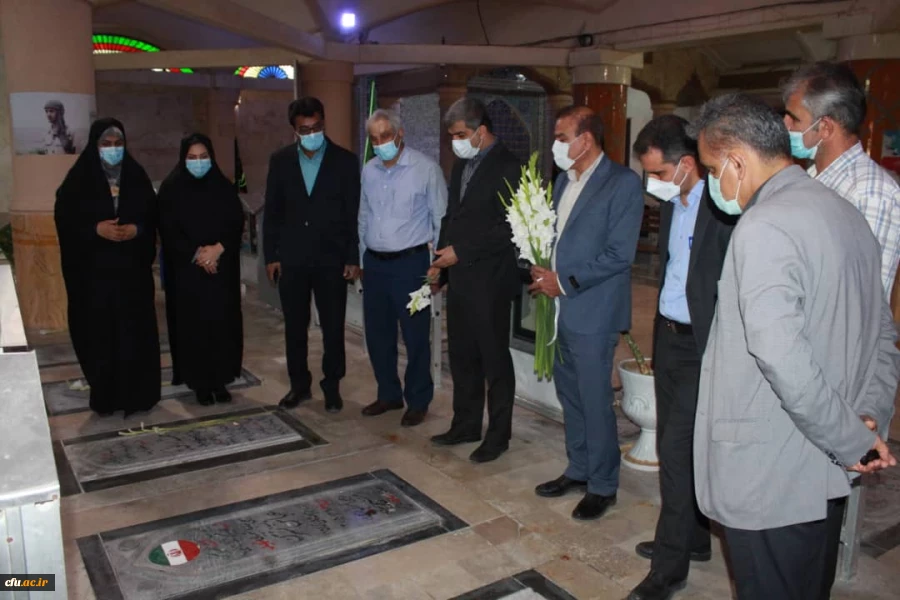 به مناسبت هفته تربیت بدنی؛ مسئولان و کارکنان دانشگاه فرهنگیان استان بوشهر با آرمان های شهدای ورزشکار تجدید میثاق کردند 3