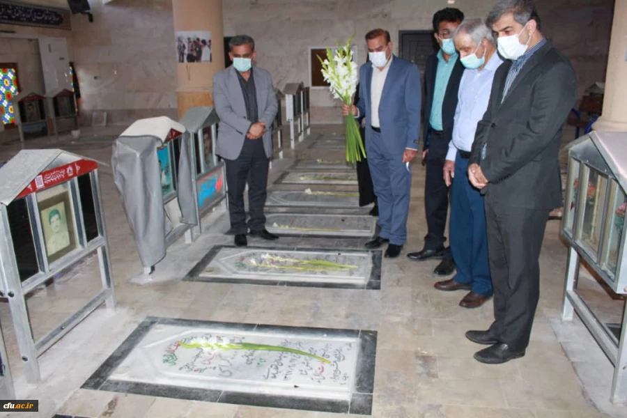 به مناسبت هفته تربیت بدنی؛ مسئولان و کارکنان دانشگاه فرهنگیان استان بوشهر با آرمان های شهدای ورزشکار تجدید میثاق کردند 4