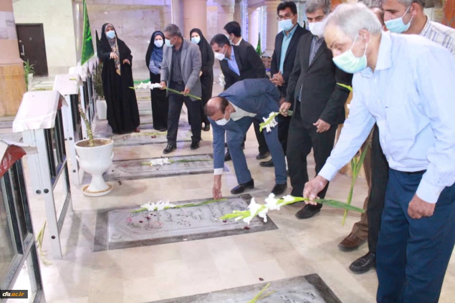 به مناسبت هفته تربیت بدنی؛ مسئولان و کارکنان دانشگاه فرهنگیان استان بوشهر با آرمان های شهدای ورزشکار تجدید میثاق کردند 7