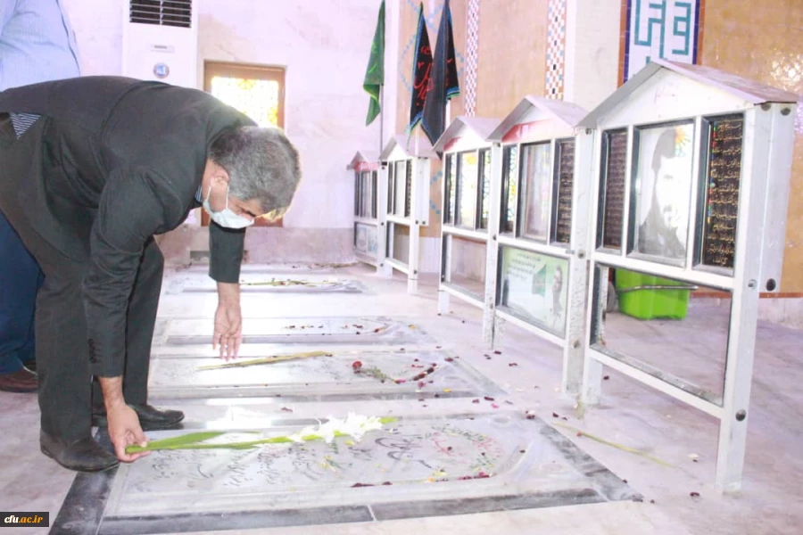 به مناسبت هفته تربیت بدنی؛ مسئولان و کارکنان دانشگاه فرهنگیان استان بوشهر با آرمان های شهدای ورزشکار تجدید میثاق کردند 10