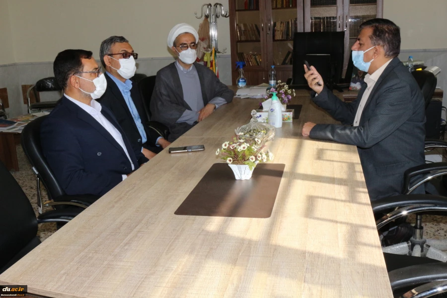 بازدید دکتر حمید رضا حوری سرپرست دفتر مرکزی حراست دانشگاه از پردیس های استان خراسان شمالی 2