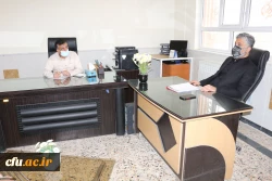 بازدید دکتر حمید رضا حوری سرپرست دفتر مرکزی حراست دانشگاه از پردیس های استان خراسان شمالی 3