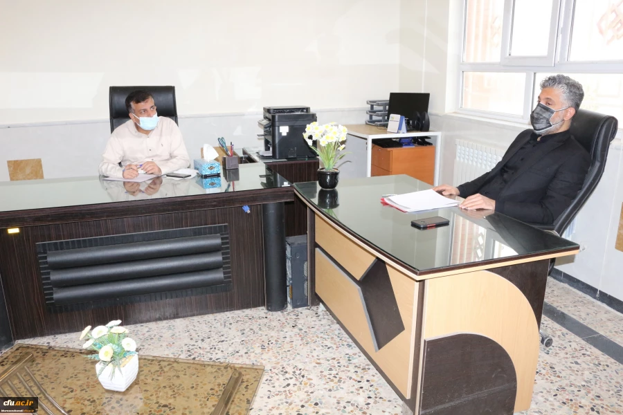 بازدید دکتر حمید رضا حوری سرپرست دفتر مرکزی حراست دانشگاه از پردیس های استان خراسان شمالی 3