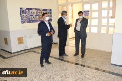 بازدید دکتر حمید رضا حوری سرپرست دفتر مرکزی حراست دانشگاه از پردیس های استان خراسان شمالی 4
