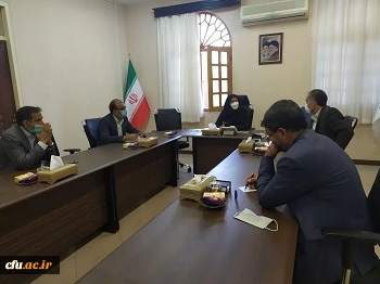 نشست هم اندیشی مدیر دانشگاه فرهنگیان استان با معاون استانداری سیستان وبلوچستان 2