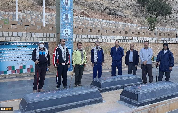 مراسم کوه پیمایی کارکنان دانشگاه فرهنگیان کرمانشاه به مناسبت هفته تربیت بدنی و هفته وحدت 3