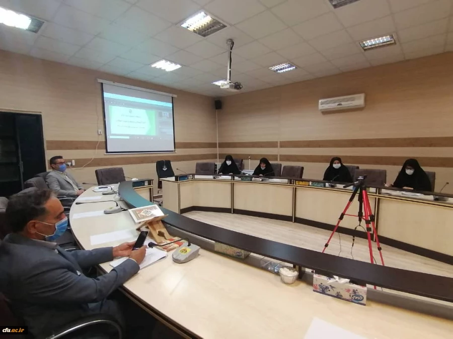 جلسه گروه معارف اسلامی دانشگاه فرهنگیان  استان ایلام با حضور مدیر گروه و اساتید