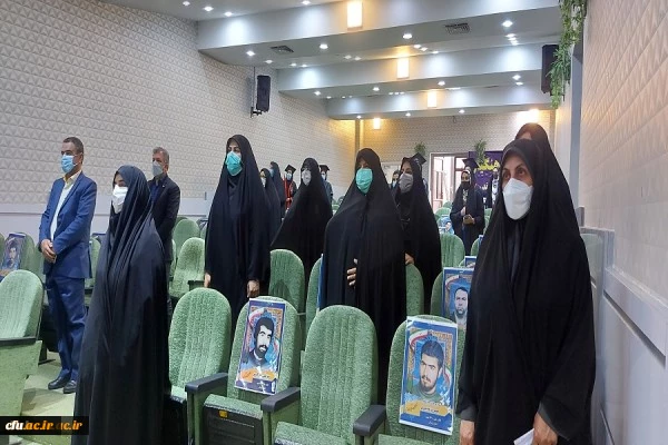  مراسم جشن دانش آموختگی دانشجومعلمان ورودی سال١٣٩6 پردیس خواهران آیت اله کمالوند لرستان برگزار شد 2