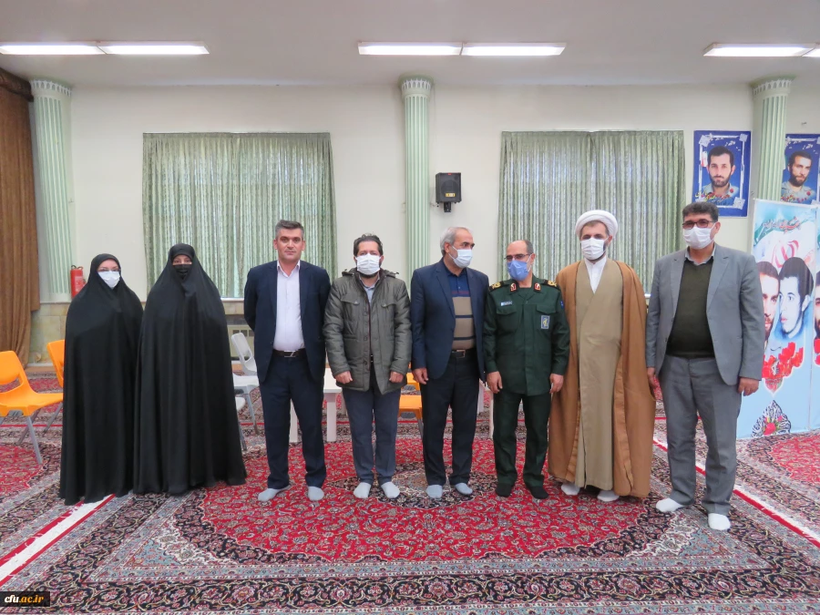 دیدار رئیس دانشگاه استان آذربایجانشرقی بهمراه مسئولین و روسای پردیس ها با سردار عباسقلی زاده فرمانده سپاه عاشورای استان آذربایجانشرقی 2