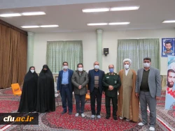 دیدار رئیس دانشگاه استان آذربایجانشرقی بهمراه مسئولین و روسای پردیس ها با سردار عباسقلی زاده فرمانده سپاه عاشورای استان آذربایجانشرقی 5