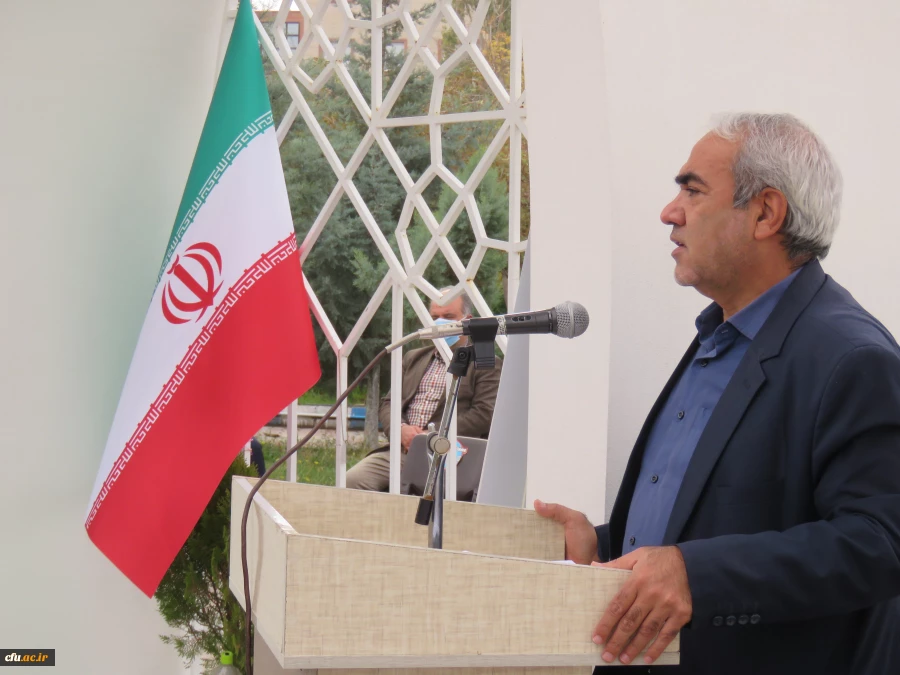 کلنگ زنی ساختمان آموزشی پردیس فاطمه الزهرا(س) دانشگاه فرهنگیان آذربایجان شرقی 2