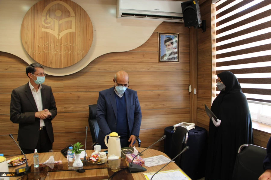 بازدید از پردیس شهید هاشمی نژاد مشهد و تودیع و معارفه کارشناس مسئول امور مالی این پردیس
 3