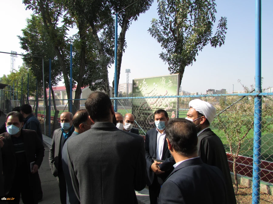 بازدید معاون طرح و برنامه و توسعه منابع دانشگاه فرهنگیان از پردیس های دانشگاه فرهنگیان استان مرکزی 3