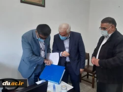 گروه نظارت و ارزیابی مدیریت امور پردیس های استان تهران از پردیس شهید چمران بازدید کردند. 3