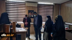 گروه نظارت و ارزیابی مدیریت امور پردیس های استان تهران از پردیس زینبیه بازدید کردند. 3