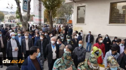 حضور اساتید و کارکنان دانشگاه فرهنگیان کردستان در مراسم تشییع و تدفین پیکر مطهره شهیده فاطمه اسدی
 2