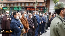 حضور اساتید و کارکنان دانشگاه فرهنگیان کردستان در مراسم تشییع و تدفین پیکر مطهره شهیده فاطمه اسدی
 6