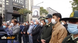 حضور اساتید و کارکنان دانشگاه فرهنگیان کردستان در مراسم تشییع و تدفین پیکر مطهره شهیده فاطمه اسدی
 7