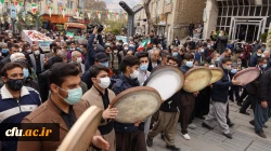 حضور اساتید و کارکنان دانشگاه فرهنگیان کردستان در مراسم تشییع و تدفین پیکر مطهره شهیده فاطمه اسدی
 11