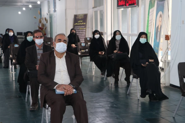 مراسم گرامیداشت هفته کتاب و کتاب خوانی و رونمایی از کتابخانه پردیس فاطمه الزهرا(س) دانشگاه فرهنگیان استان آذربایجان شرقی 2