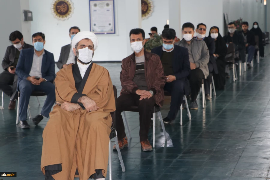 مراسم گرامیداشت هفته کتاب و کتاب خوانی و رونمایی از کتابخانه پردیس فاطمه الزهرا(س) دانشگاه فرهنگیان استان آذربایجان شرقی 3