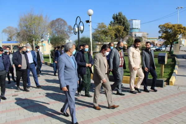 مراسم غبار روبی مزار شهدا 8