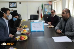 استقرار نمایندگان وزیر علوم در دانشگاه فرهنگیان لرستان جهت پاسخگویی به سوالات مردمی 3