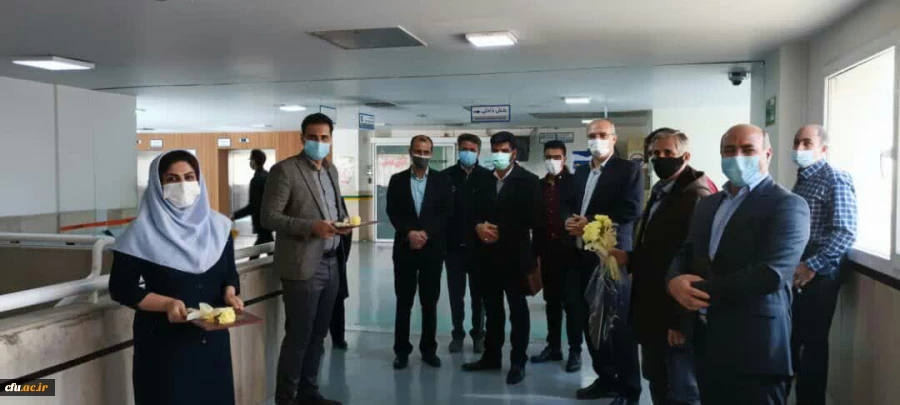 تجلیل از پرستاران بیمارستان شهر فرخشهر به مناسبت روز پرستار
 2