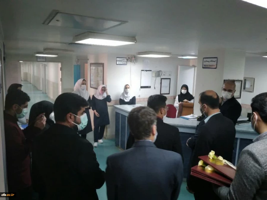 تجلیل از پرستاران بیمارستان شهر فرخشهر به مناسبت روز پرستار
 7