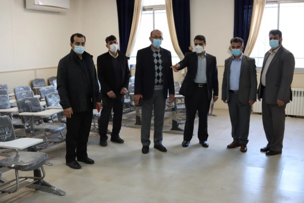 بازدید از میزان آمادگی پردیس ها و واحد دانشگاهی استان گلستان جهت حضور دانشجومعلمان 11