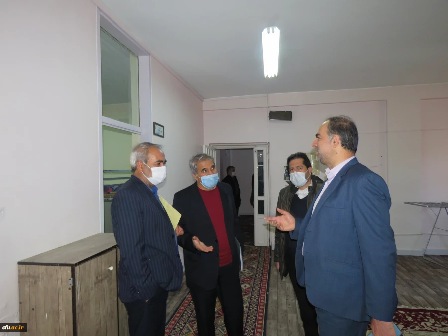 بازدید دکتر رحیمی مدیر بهسازی و منابع انسانی دانشگاه فرهنگیان کشور از امکانات پردیس های دانشگاه فرهنگیان استان آذربایجانشرقی  2