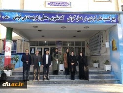 بازدید مسئولین کارورزی استان گلستان از مدارس استان خراسان شمالی 7