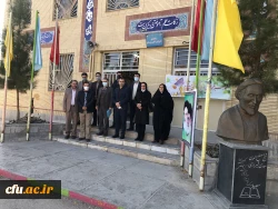 بازدید مسئولین کارورزی استان گلستان از مدارس استان خراسان شمالی 11