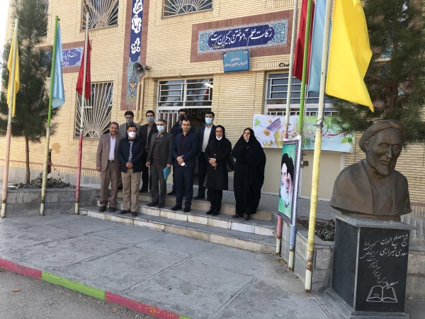 بازدید مسئولین کارورزی استان گلستان از مدارس استان خراسان شمالی 11