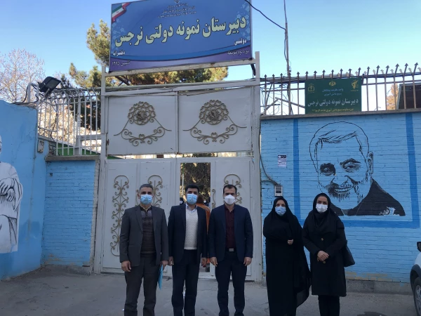 بازدید مسئولین کارورزی استان گلستان از مدارس استان خراسان شمالی 13